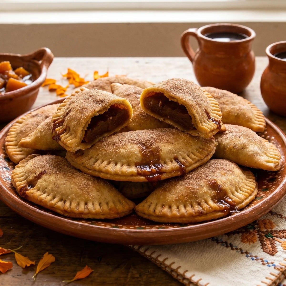 Empanadas de Calabaza de Día de Muertos