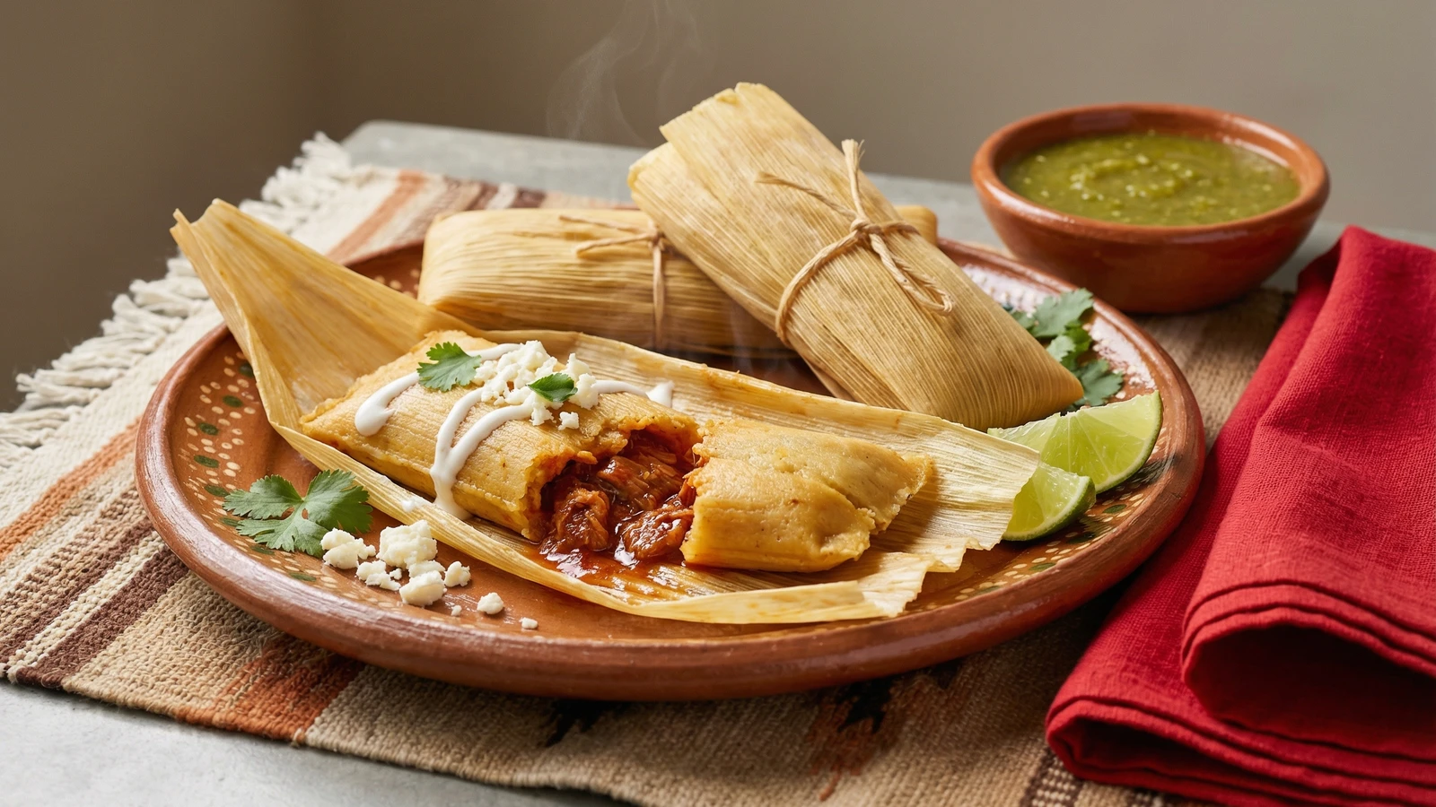 Traditional Pork Tamales