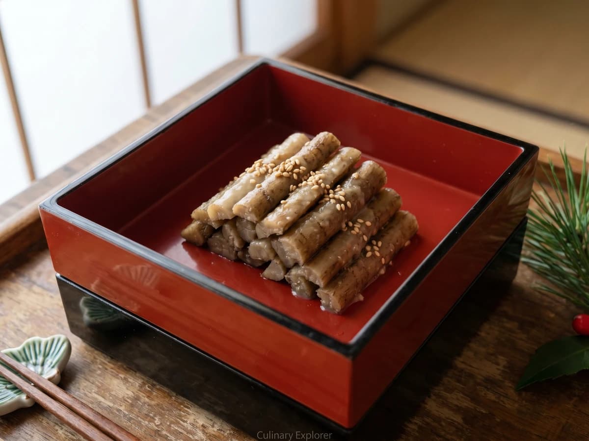 Pounded Burdock Root (たたき牛蒡, Tataki Gobō) - Chef Takumi