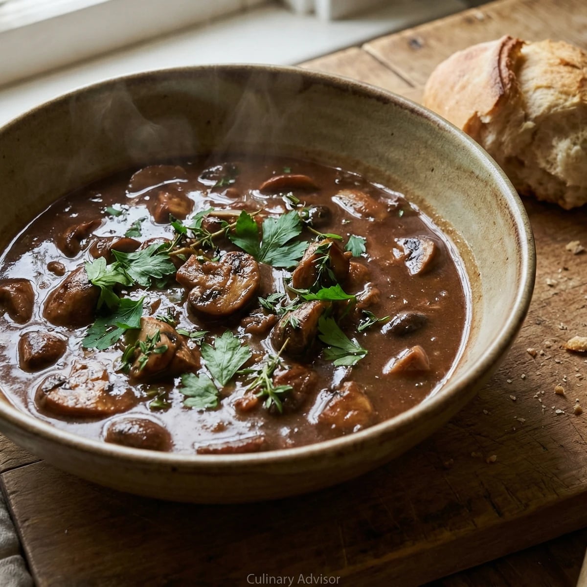 Mushroom and Ale Stew