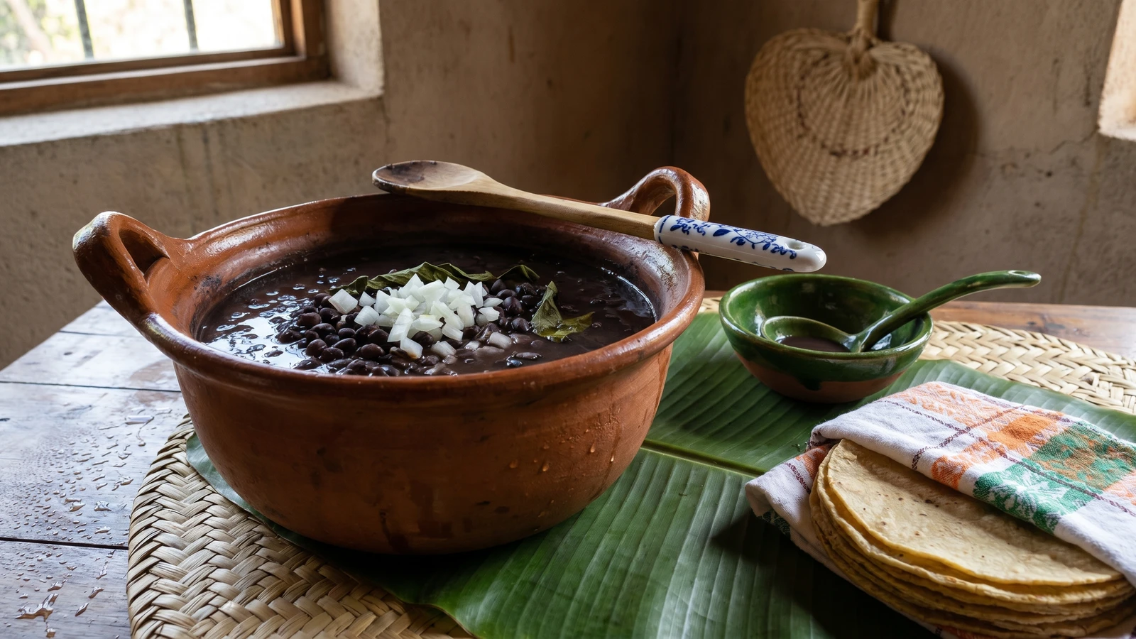 Veracruz Black Beans (Frijoles Negros de Olla con Epazote)