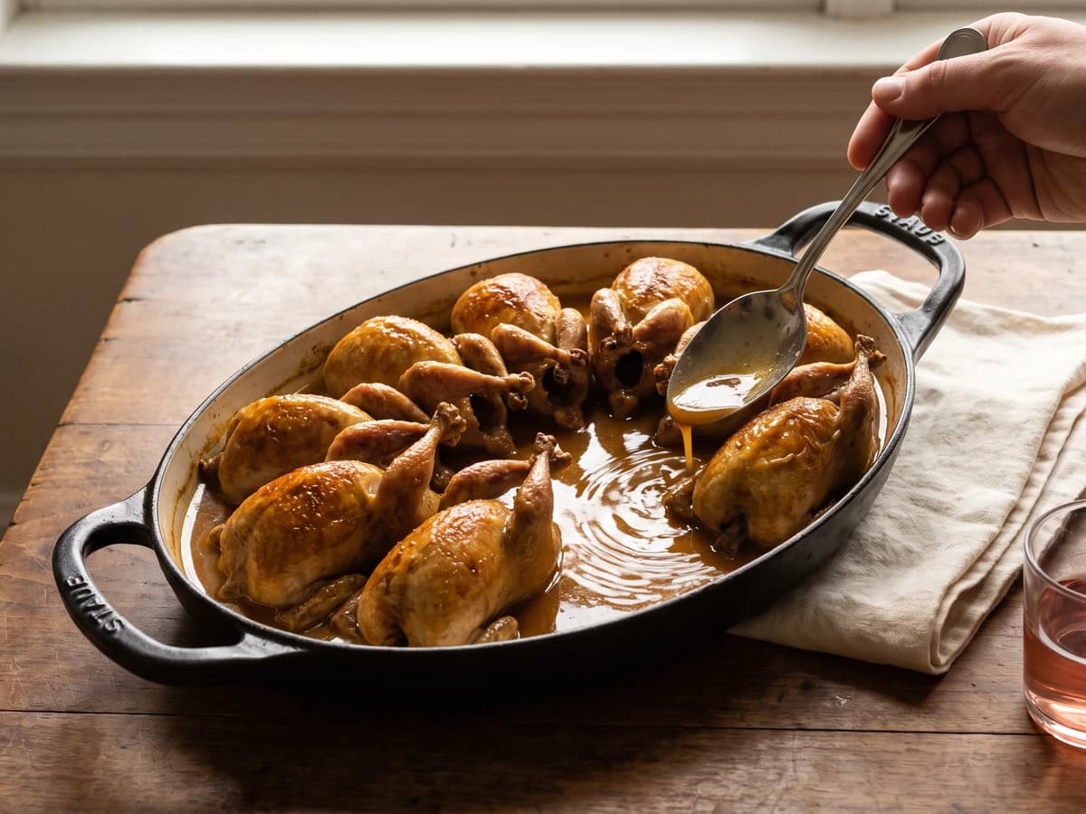 Cailles en Casserole - Chef Juliette