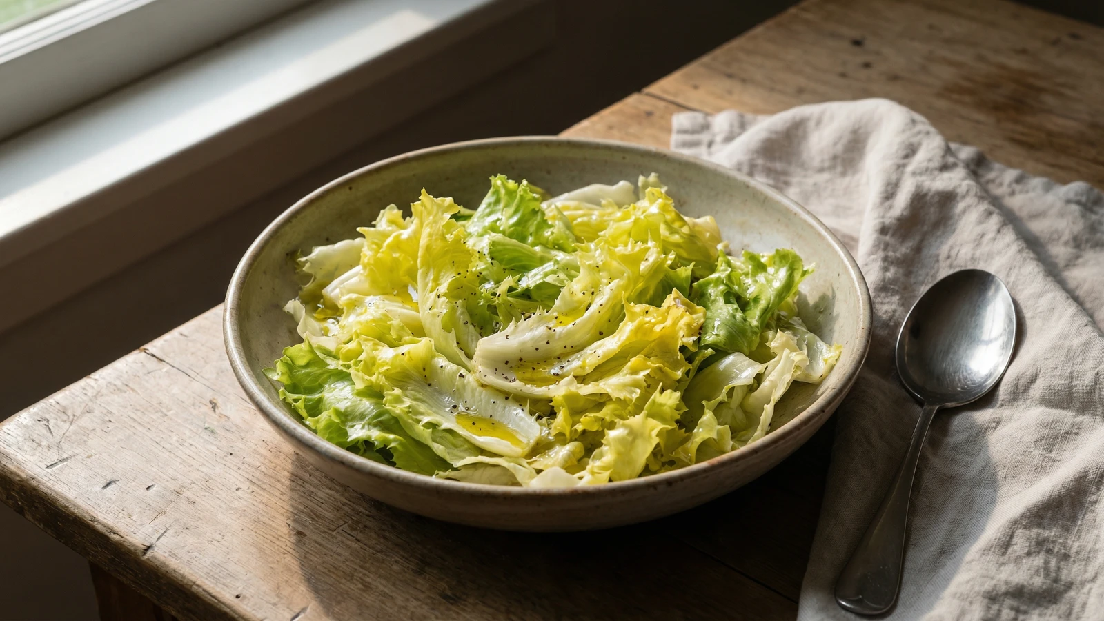 Escarole with Anchovy and Garlic