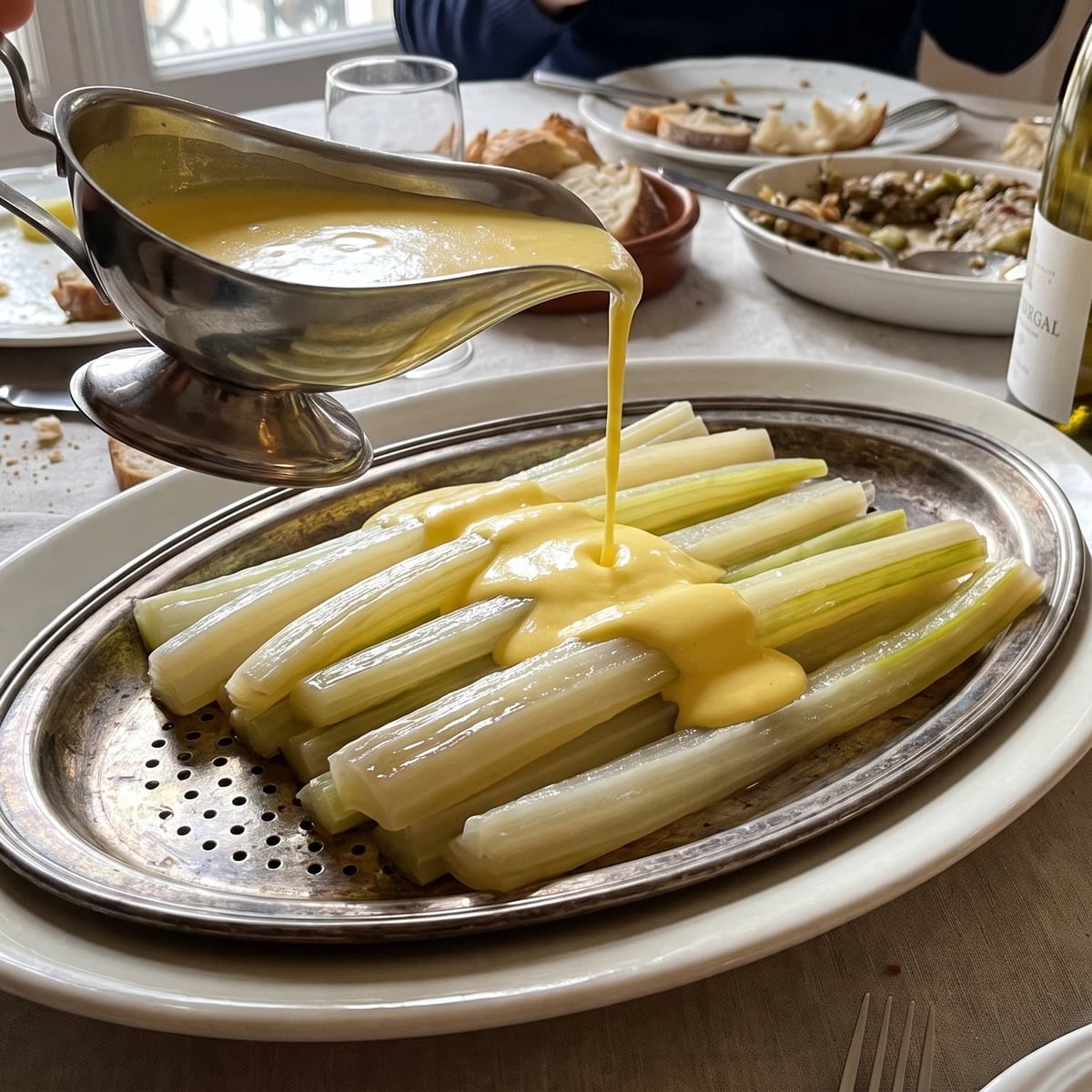 Cardons with Various Sauces