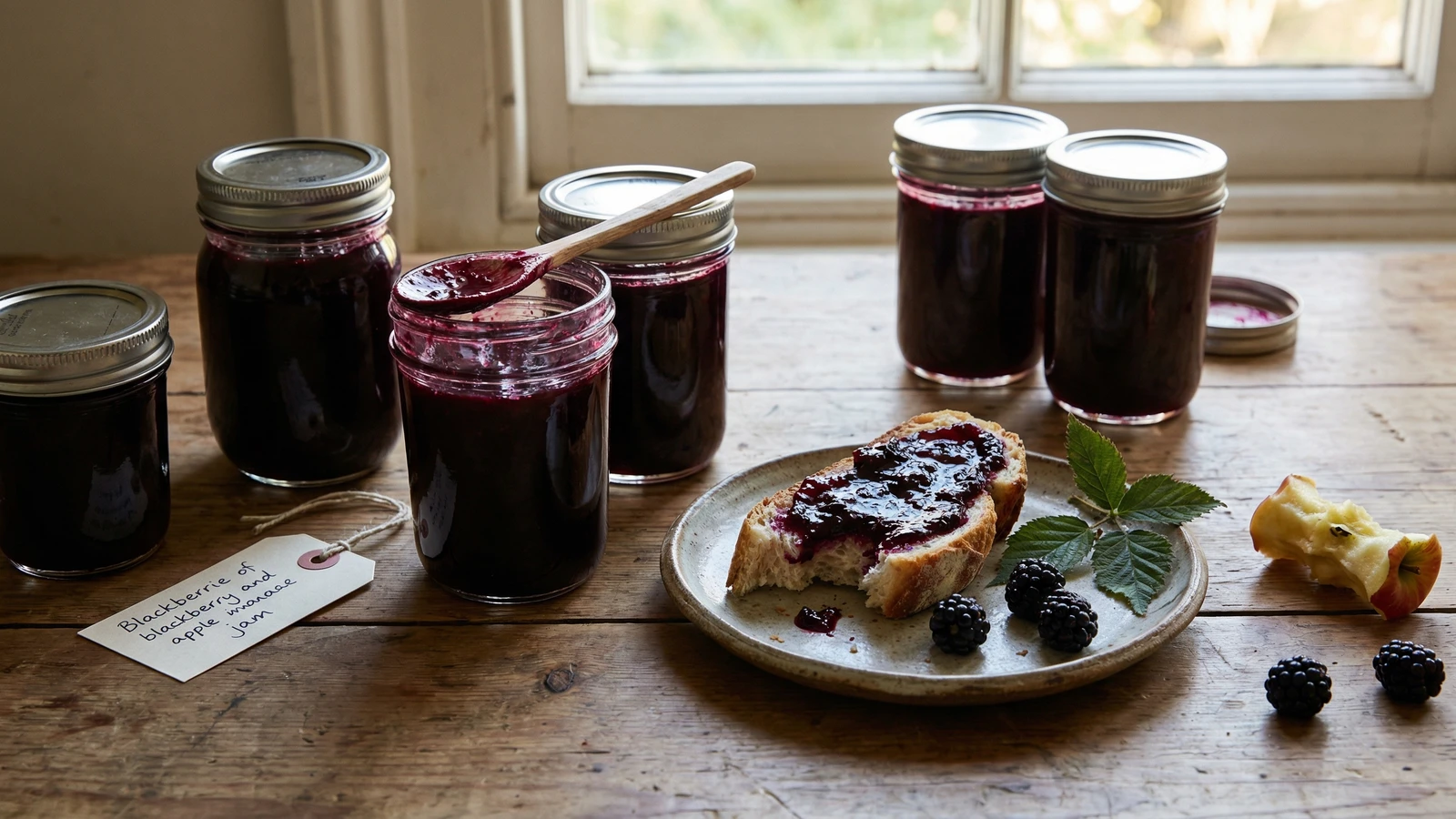 Blackberry and Apple Jam