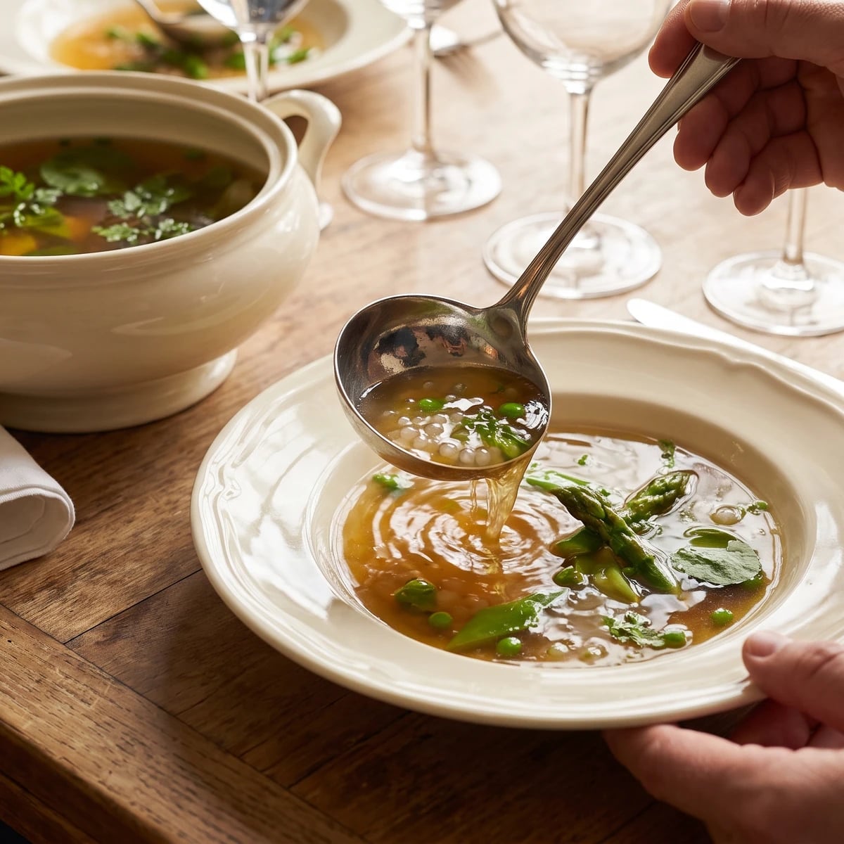 Consommé Vert Pré