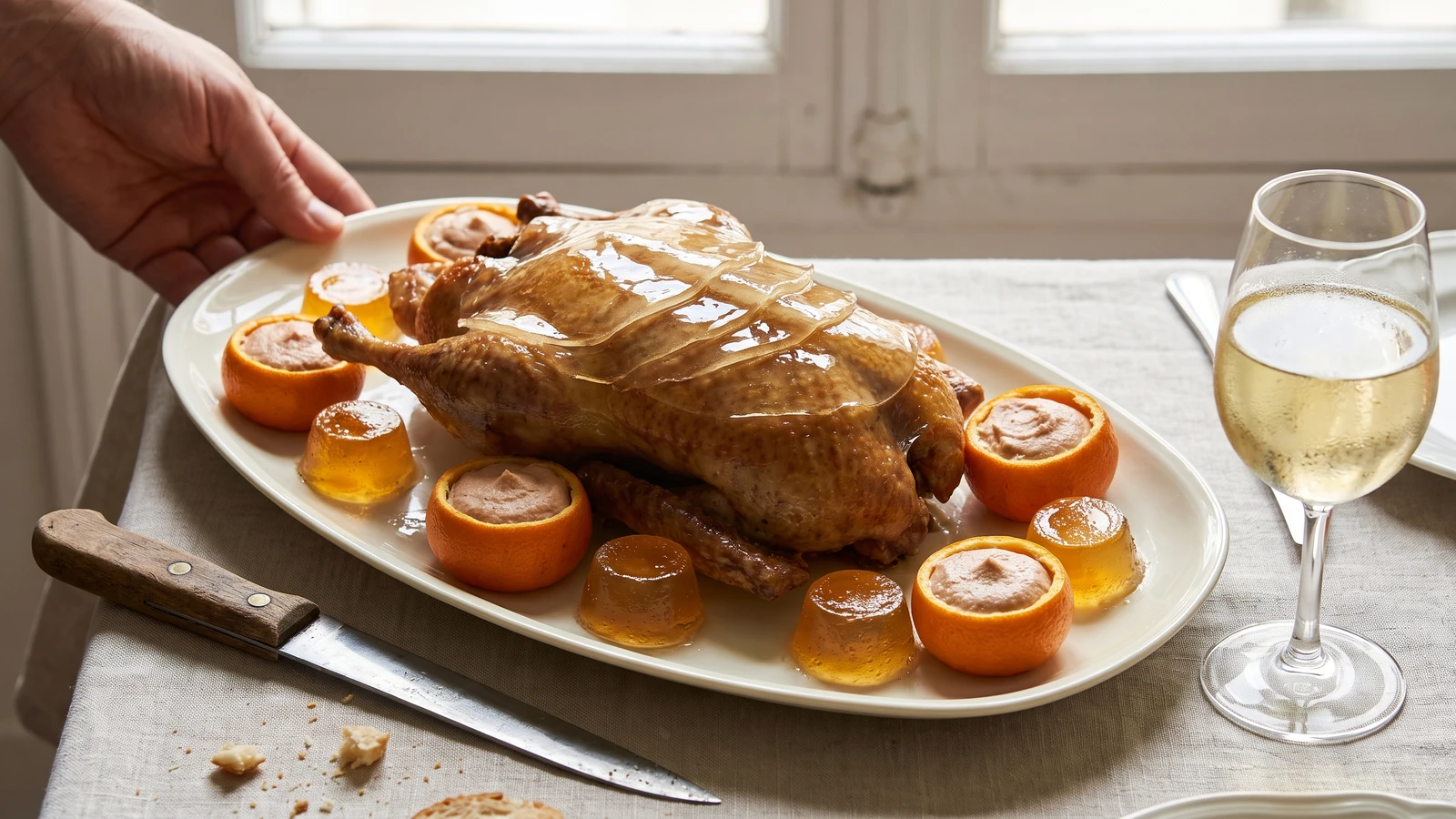 Caneton Glacé aux Mandarines