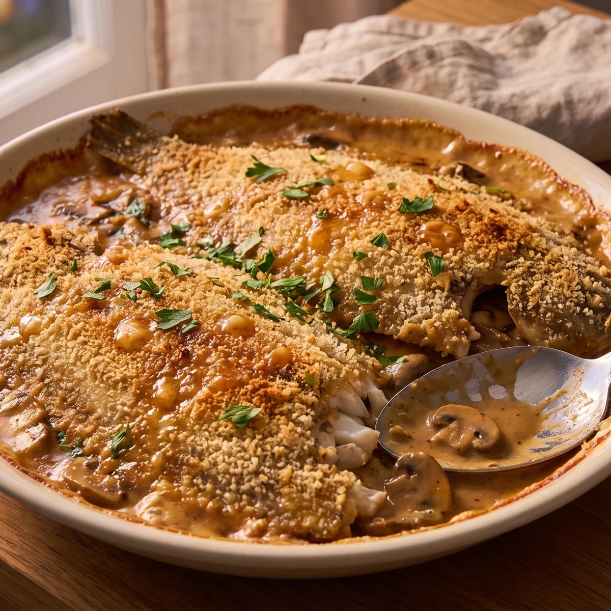 Sole au Gratin