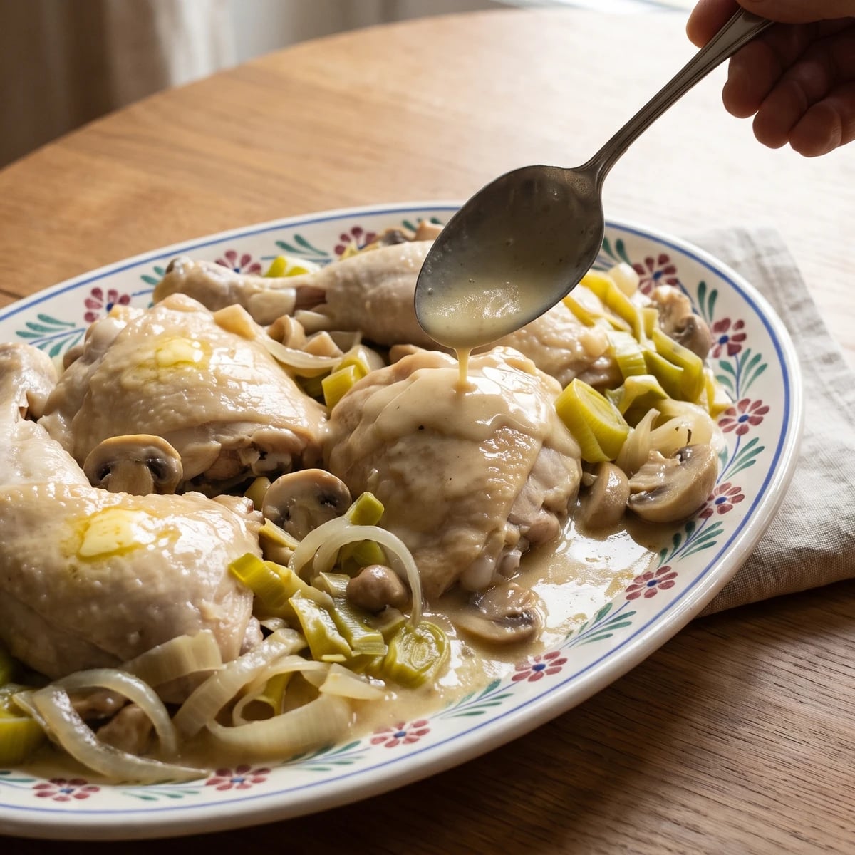 Poulet Sauté Bretonne
