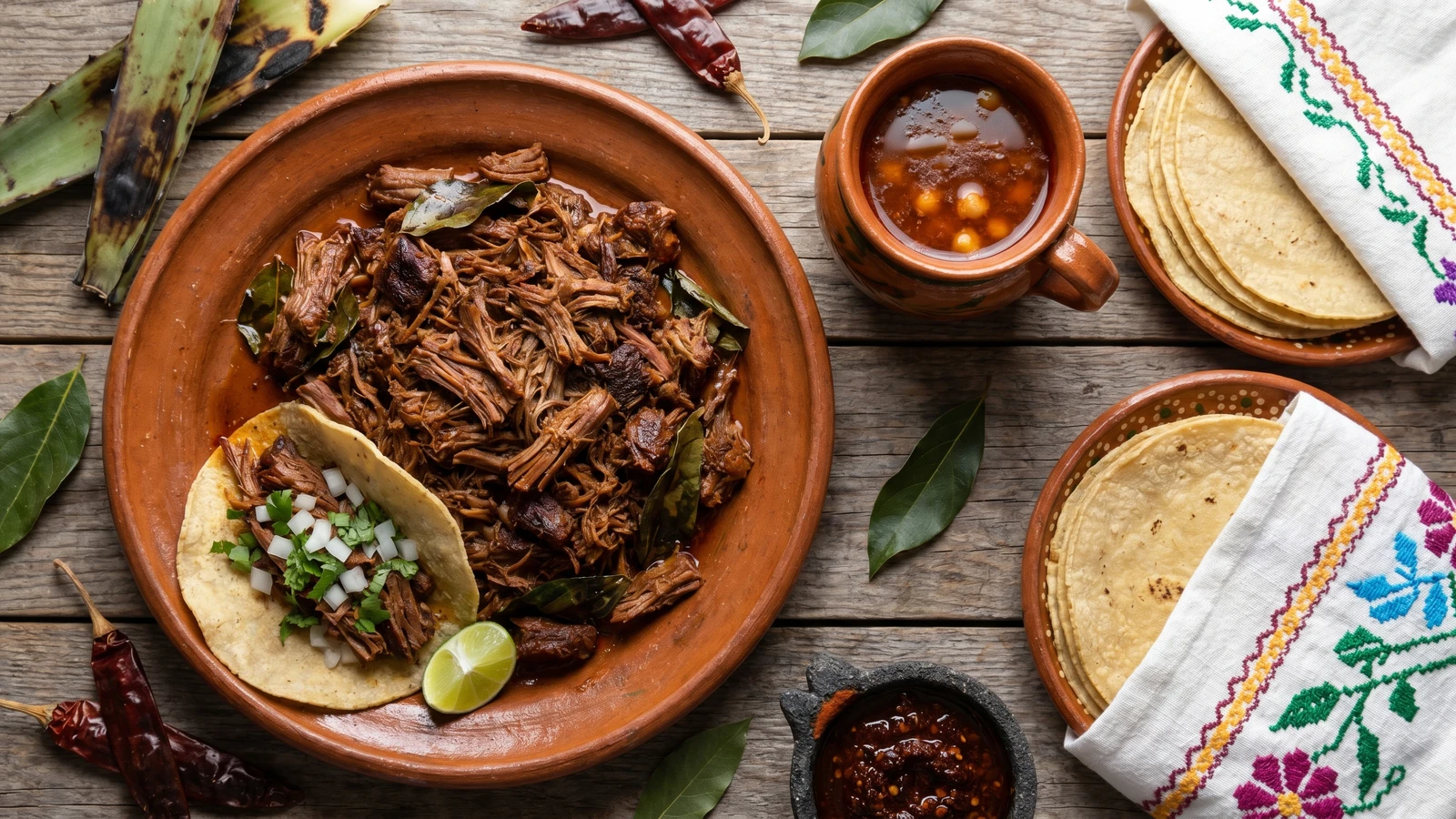 Tacos de Barbacoa de Chivo de la Mixteca