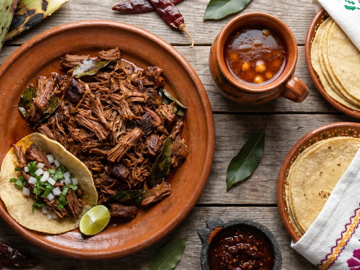 Tacos de Barbacoa de Chivo de la Mixteca - Chef Lupita