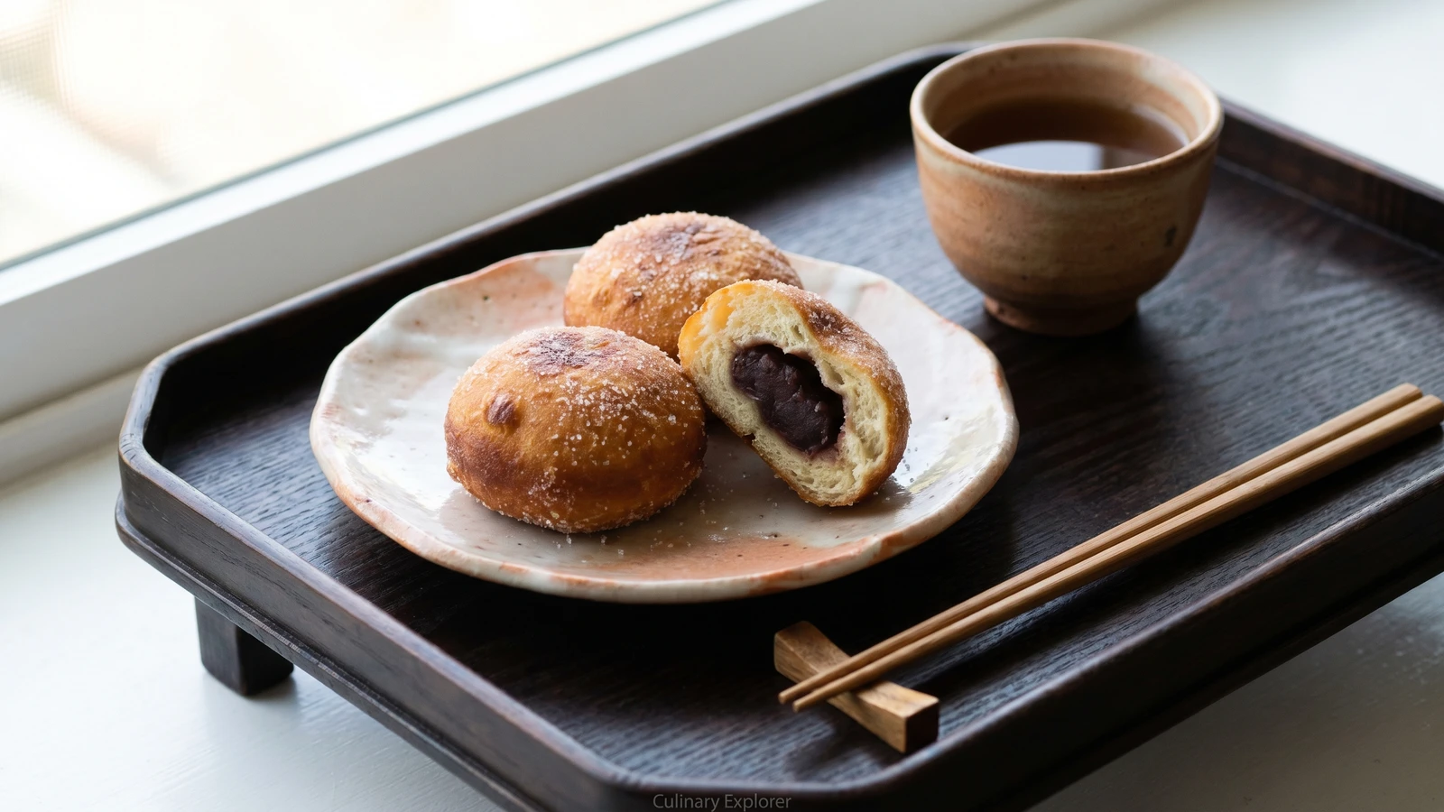 Fried Red-Bean Bun (あんドーナツ, An-Dōnatsu)