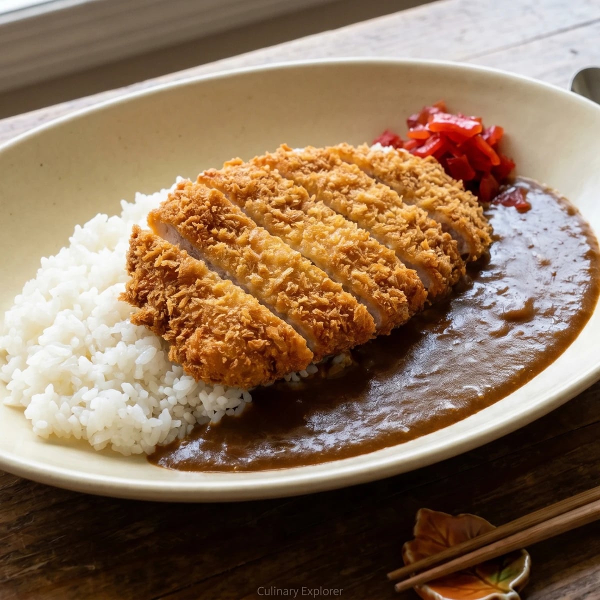 Katsu Karē (カツカレー, cutlet curry)