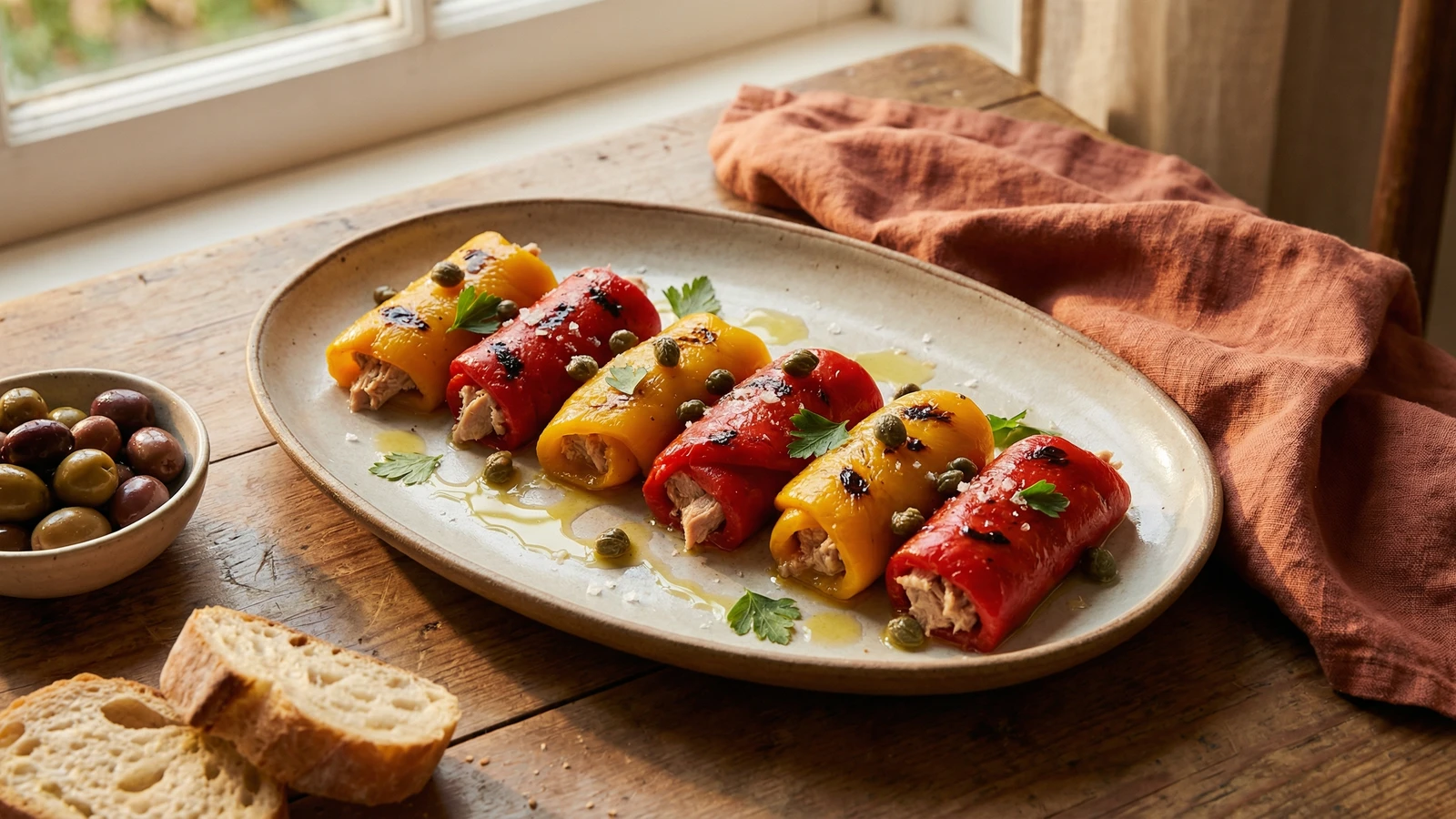 Involtini di Peperoni Arrostiti