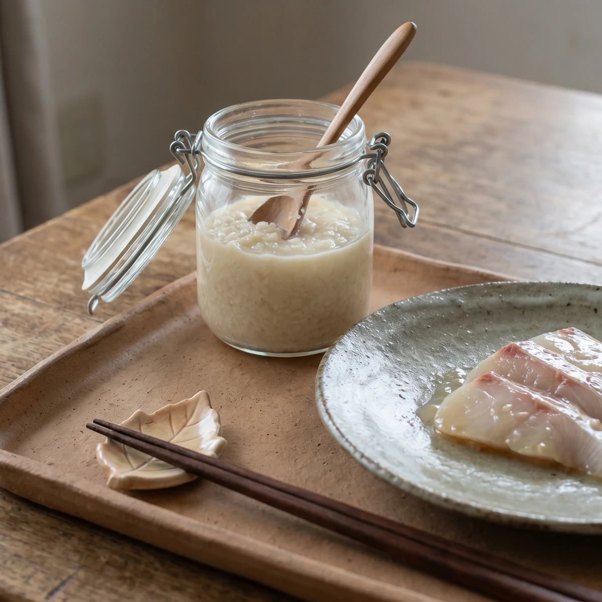 Shio-kōji (塩麹, salt-koji marinade)