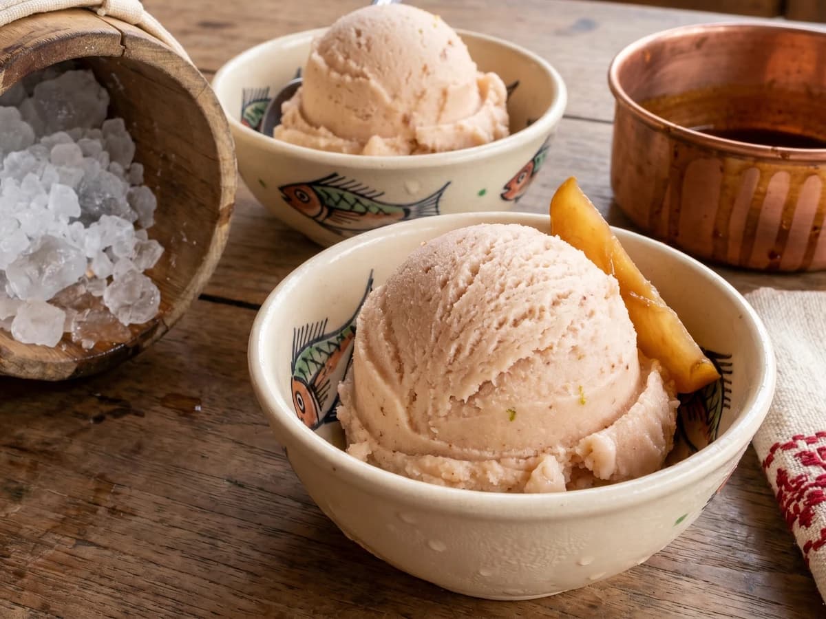Pátzcuaro Quince Sherbet (Nieve de Membrillo Pátzcuaro) - Chef Lupita
