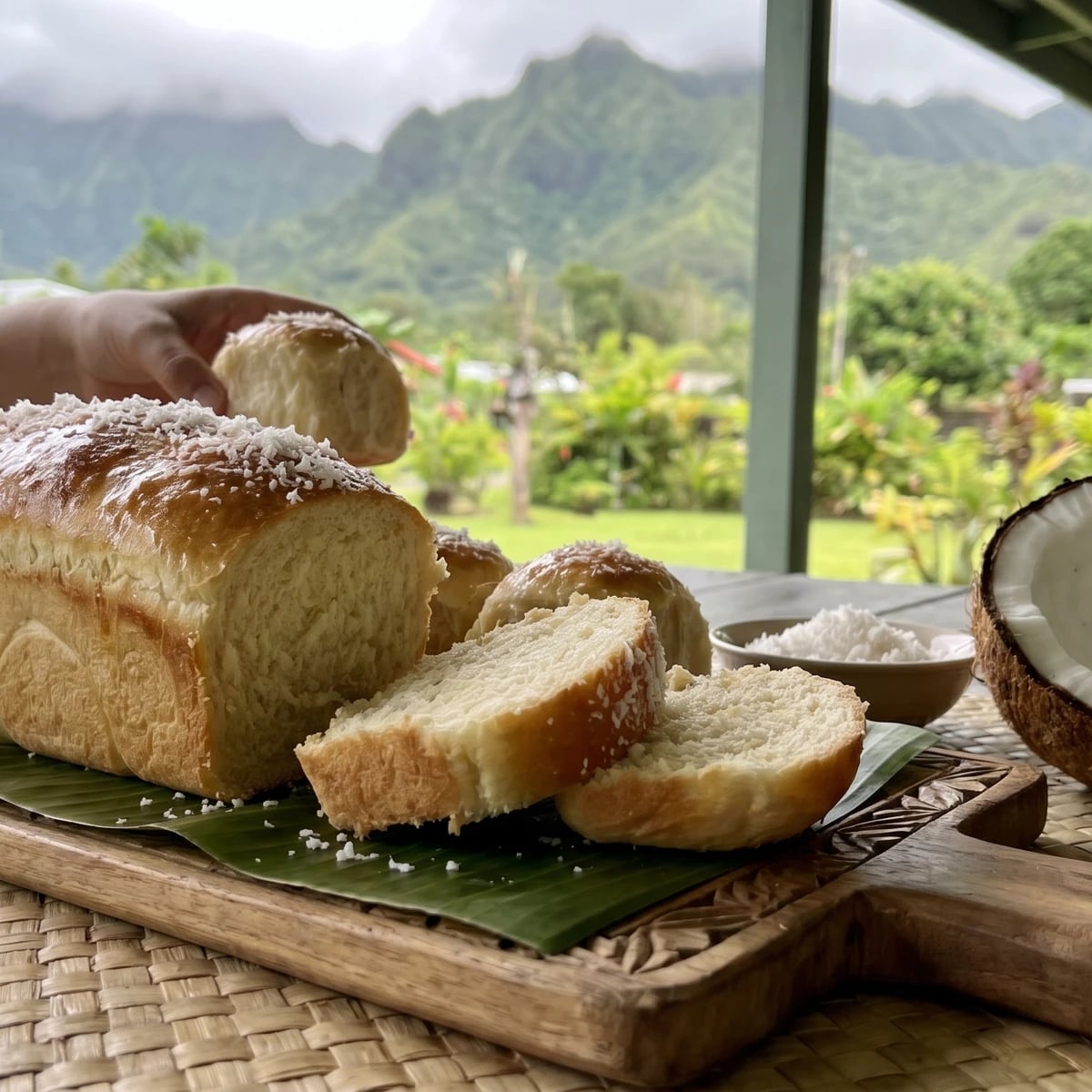 Faraoa (Cook Islands Coconut Bread)