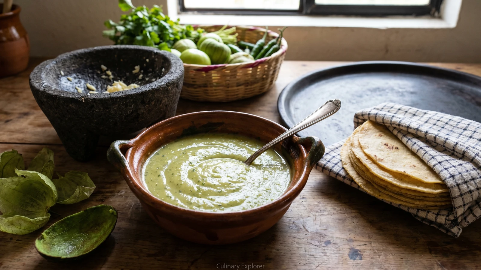 Tomatillo-Avocado Salsa Verde Jalisciense
