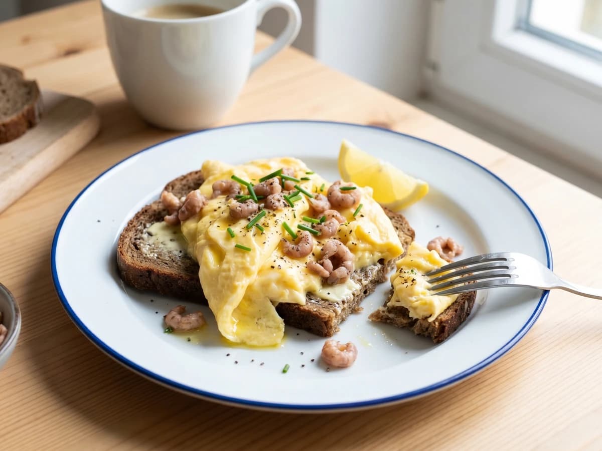 Krabben mit Rührei (Fischerfrühstück) - Chef Klaus