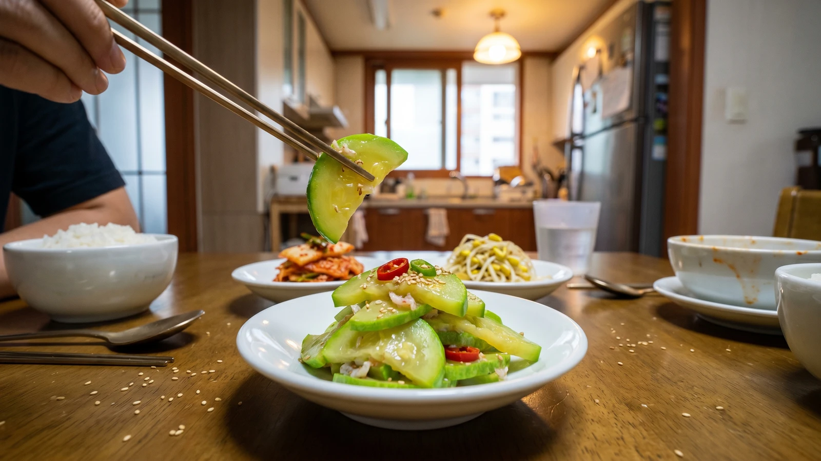 Aehobak-namul (Seasoned Korean Zucchini)