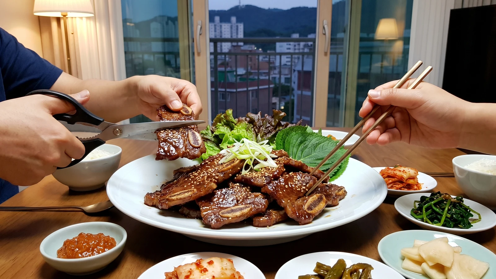 LA Galbi (Cross-Cut Soy-Marinated Ribs)