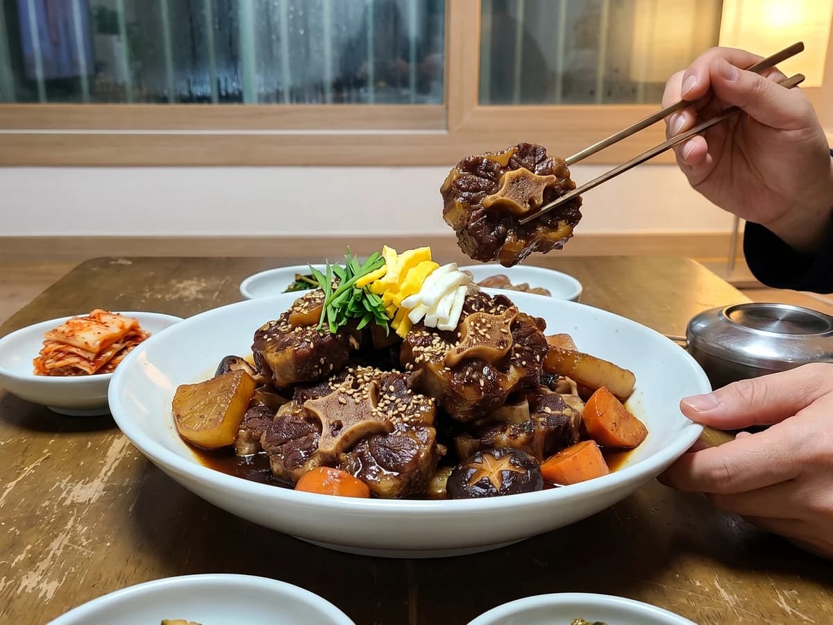 Sokkori-jjim (Braised Oxtail) - Chef Jeong-sun