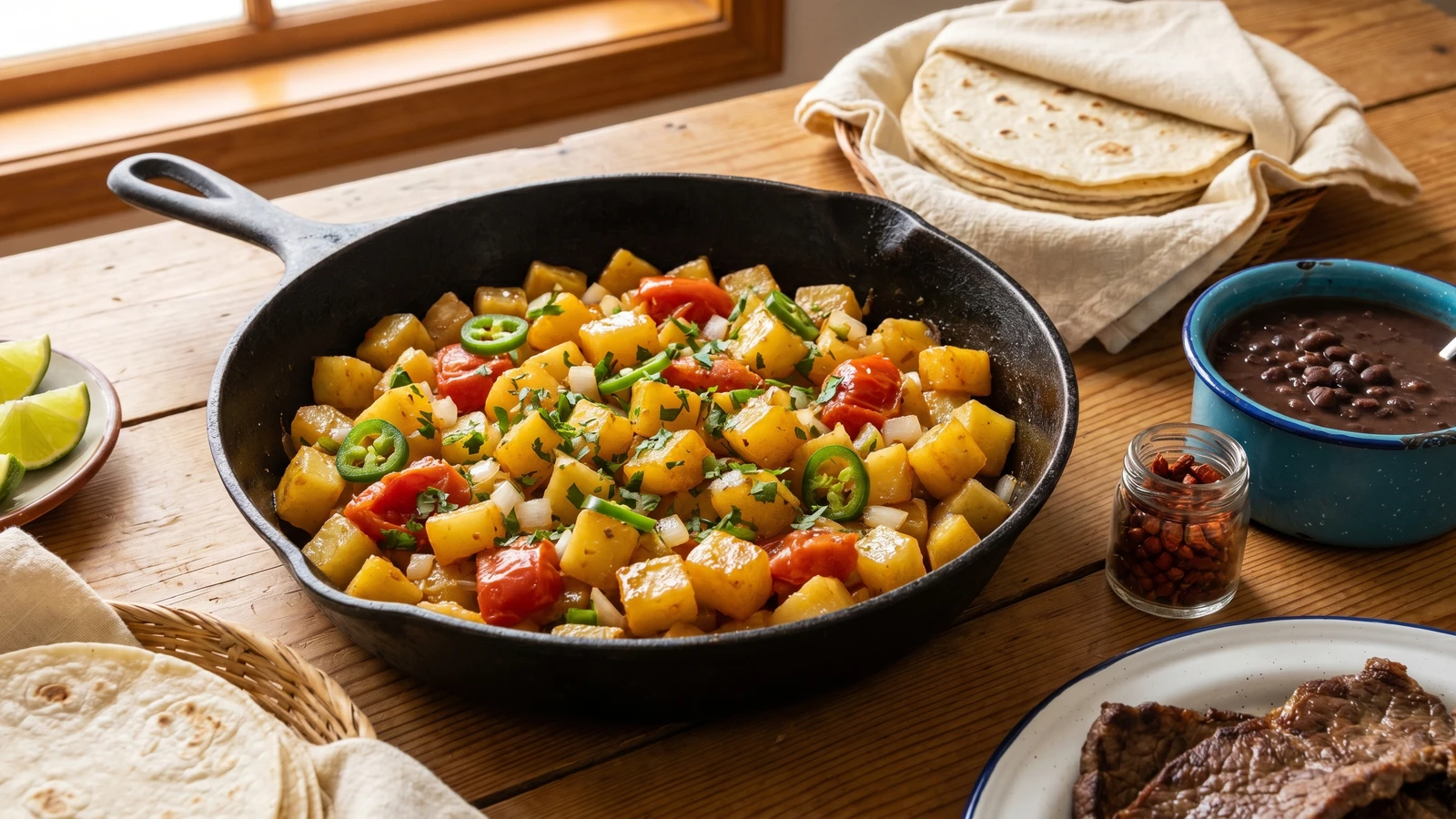 Papas a la Mexicana Sinaloenses