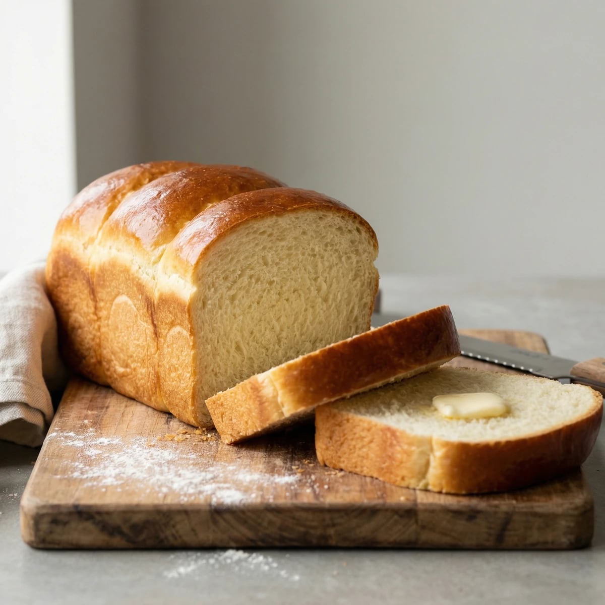Japanese Milk Bread (Shokupan)
