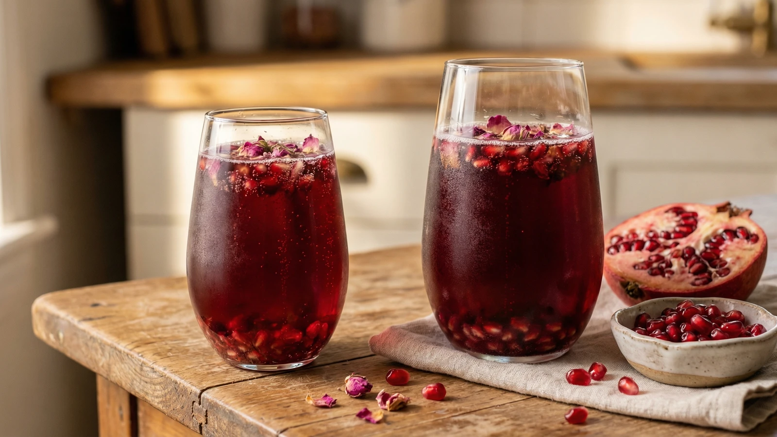 Pomegranate Rose Sparkler