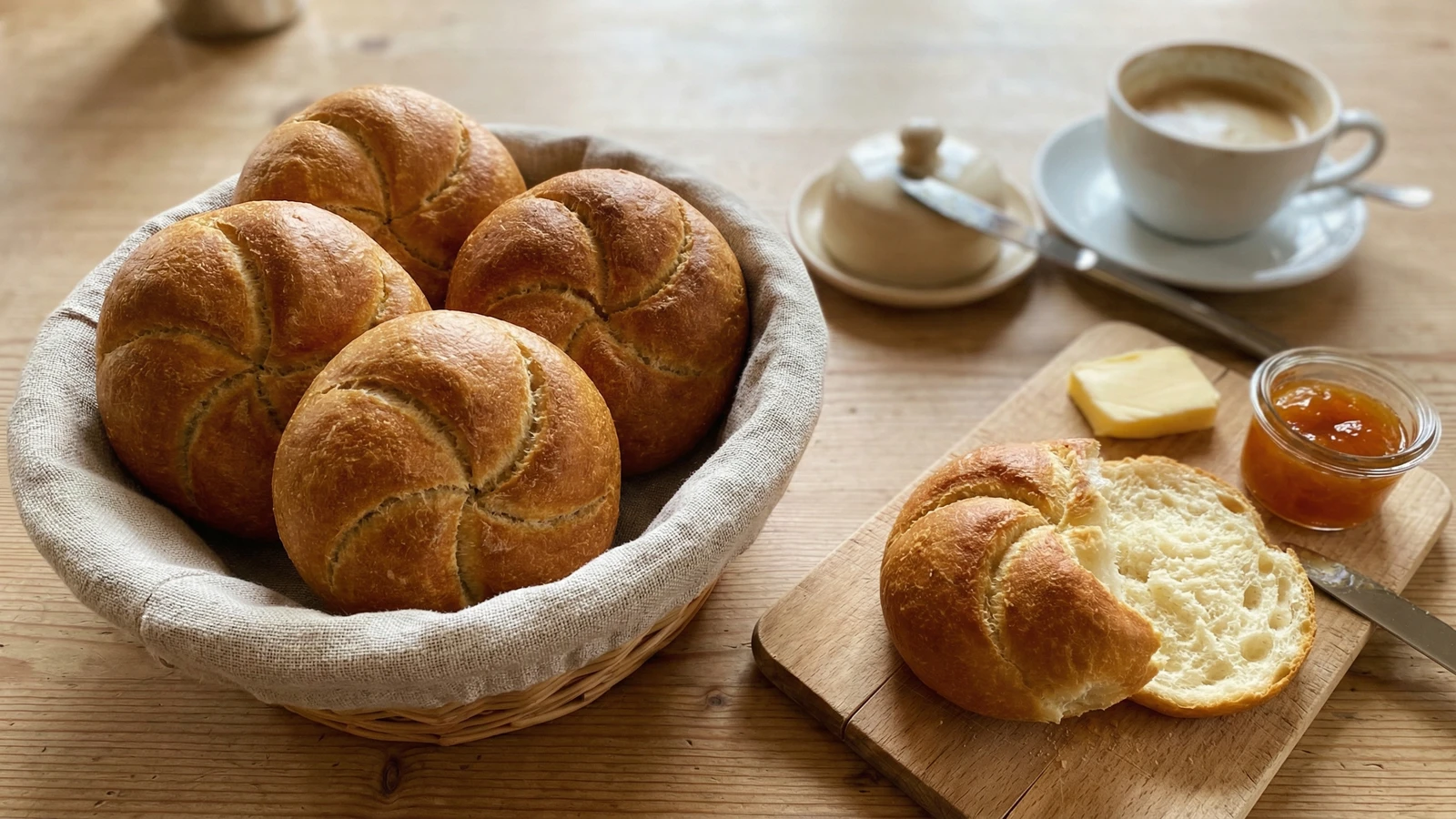 Kaisersemmel (Hand-Folded Imperial Roll)