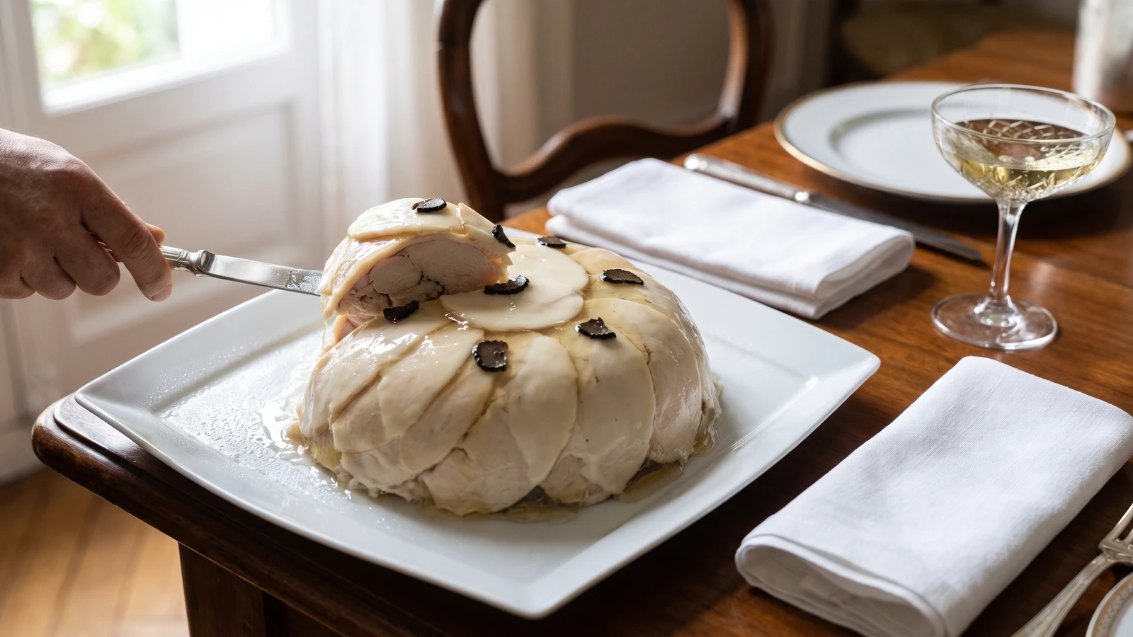Poularde à la Lambertye