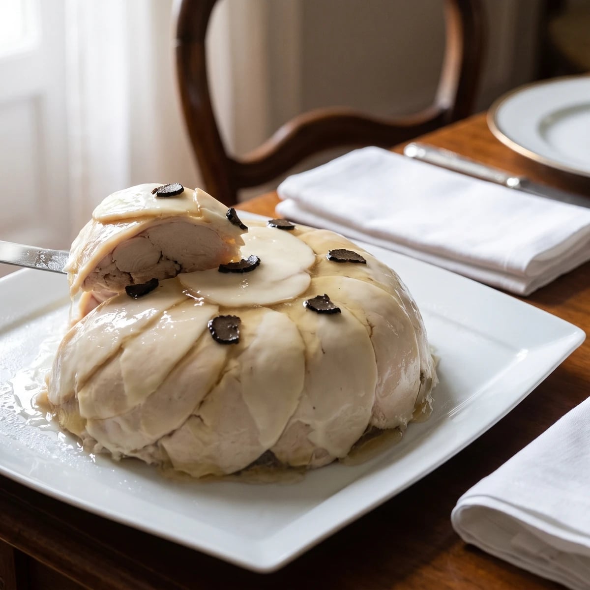 Poularde à la Lambertye