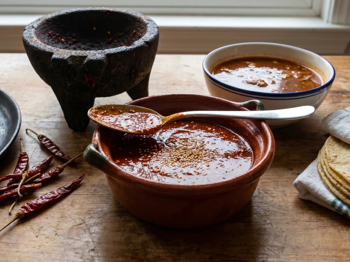 Birriería Red Salsa with Sesame - Chef Lupita