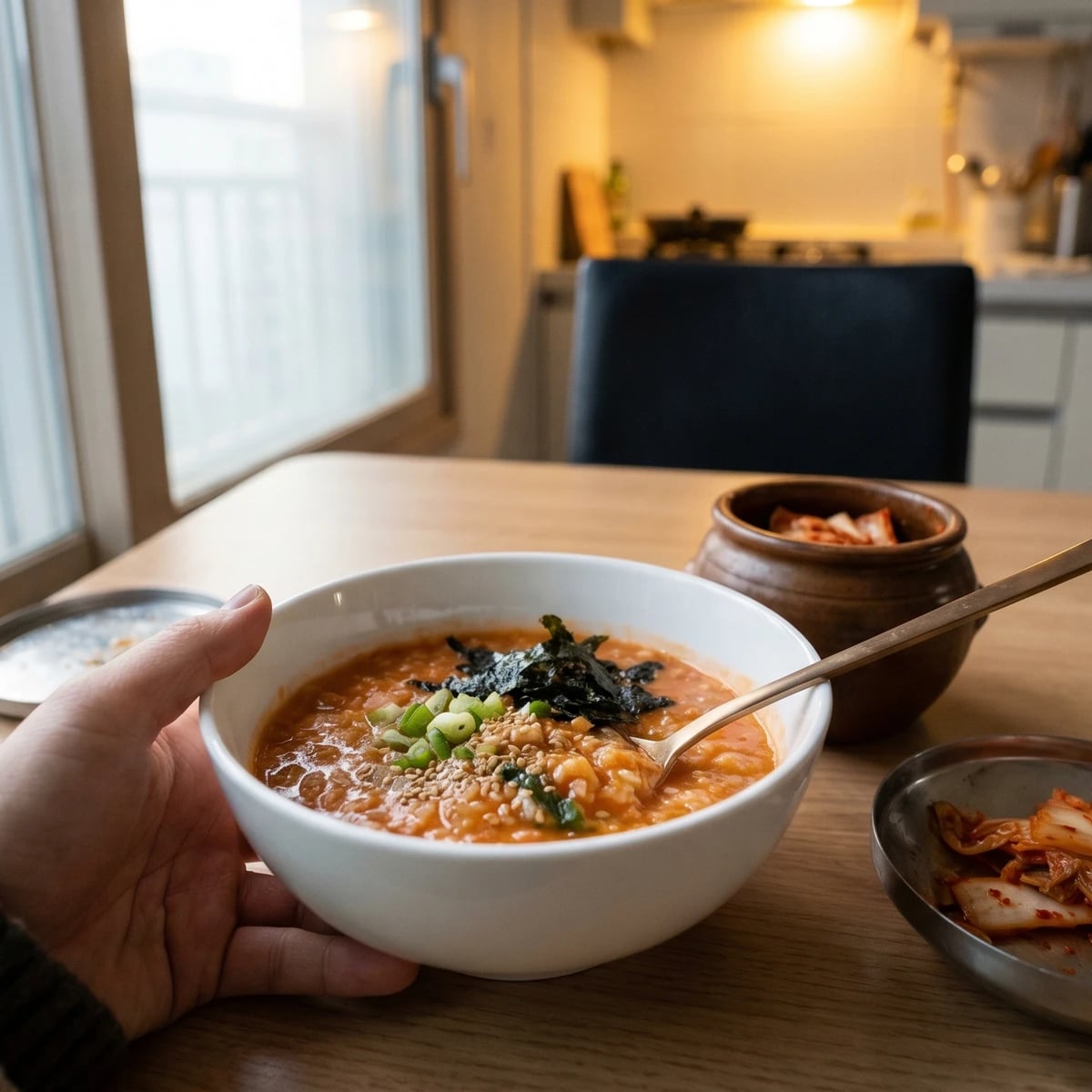 Kimchi-juk (Kimchi Porridge)