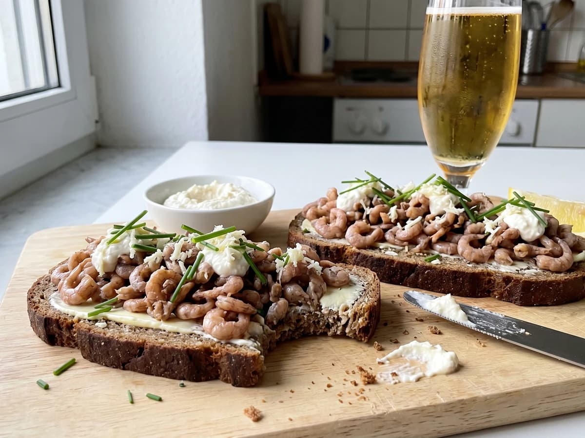 Nordseekrabben-Stulle - Chef Klaus