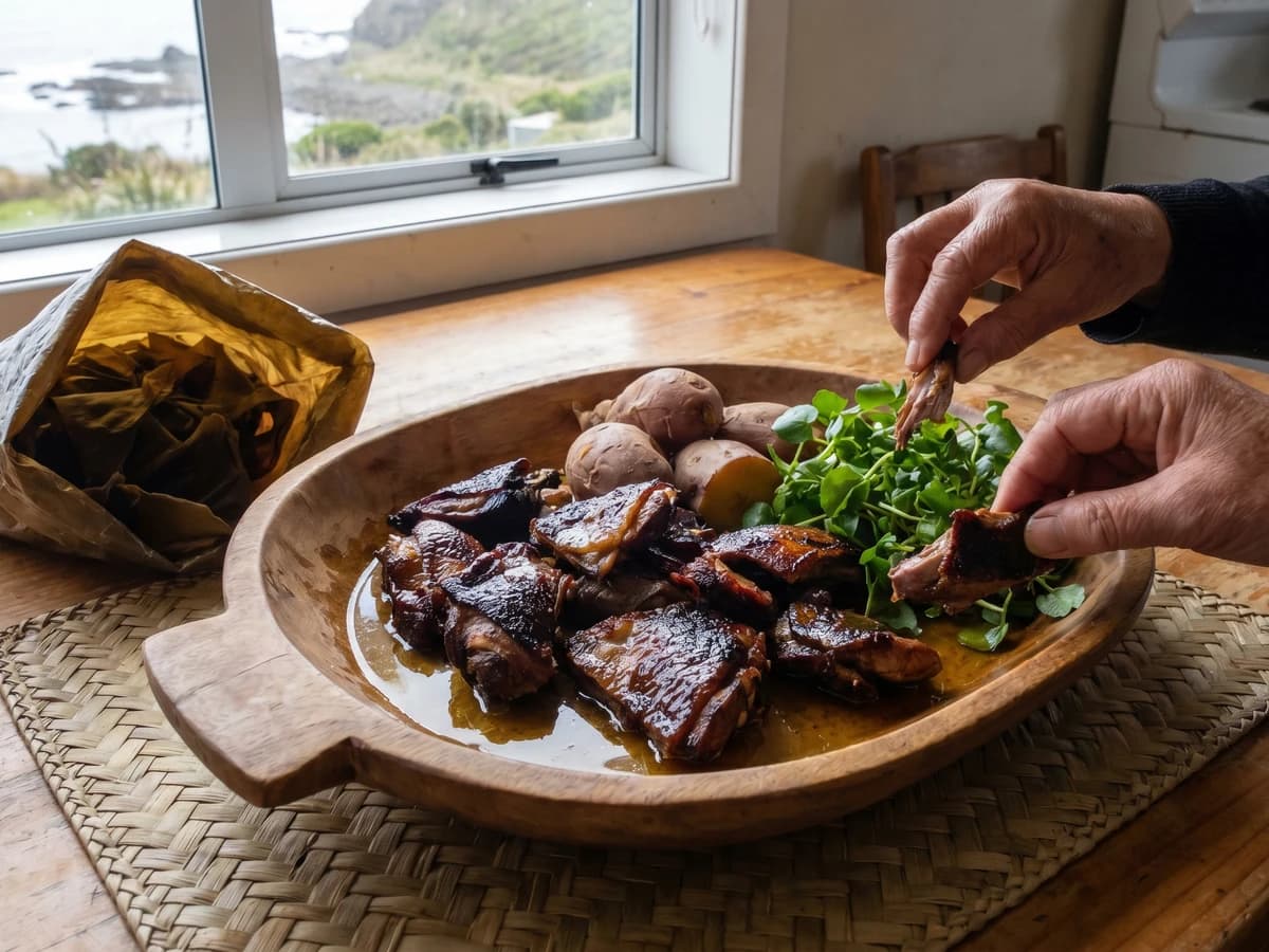 Huahua Tītī (Māori Muttonbird Preserved in Fat)