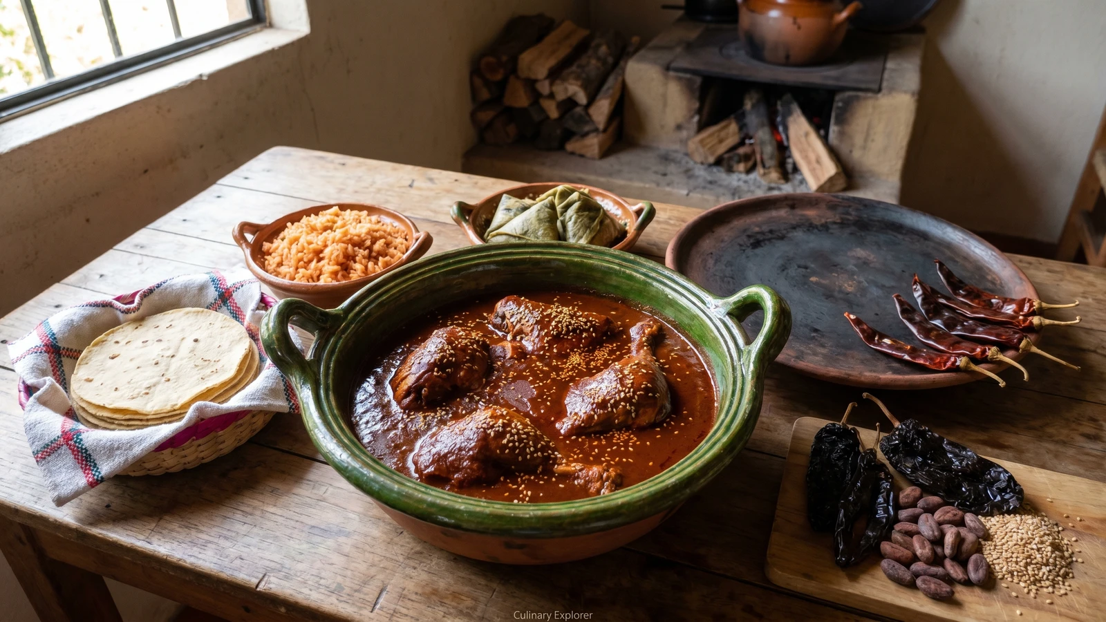 Mole de Pollo de Bautizo P'urhépecha