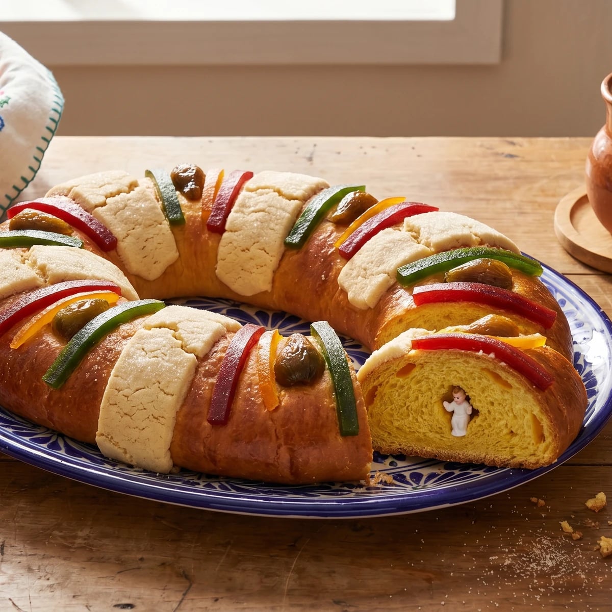Rosca de Reyes del Centro de Mexico