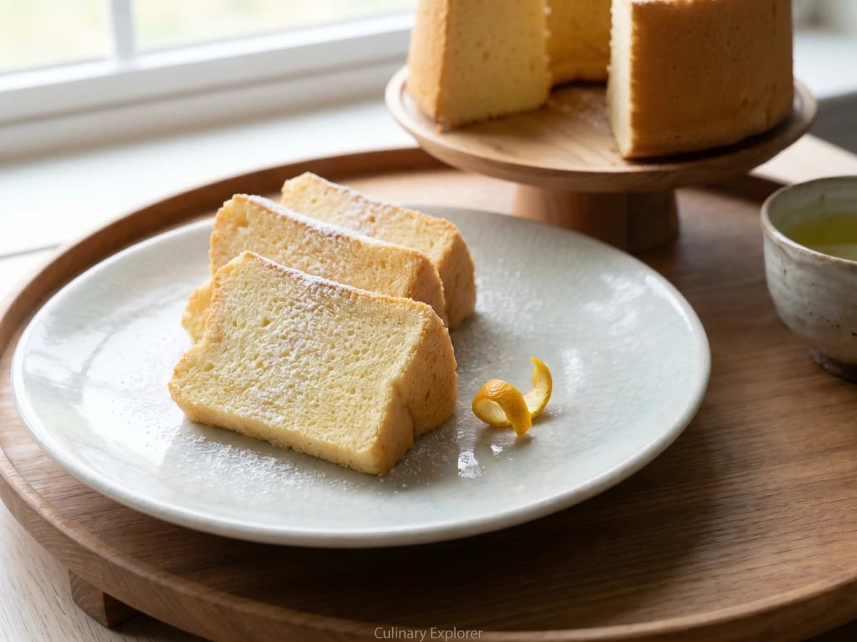 Chiffon Cake (シフォンケーキ) - Chef Takumi