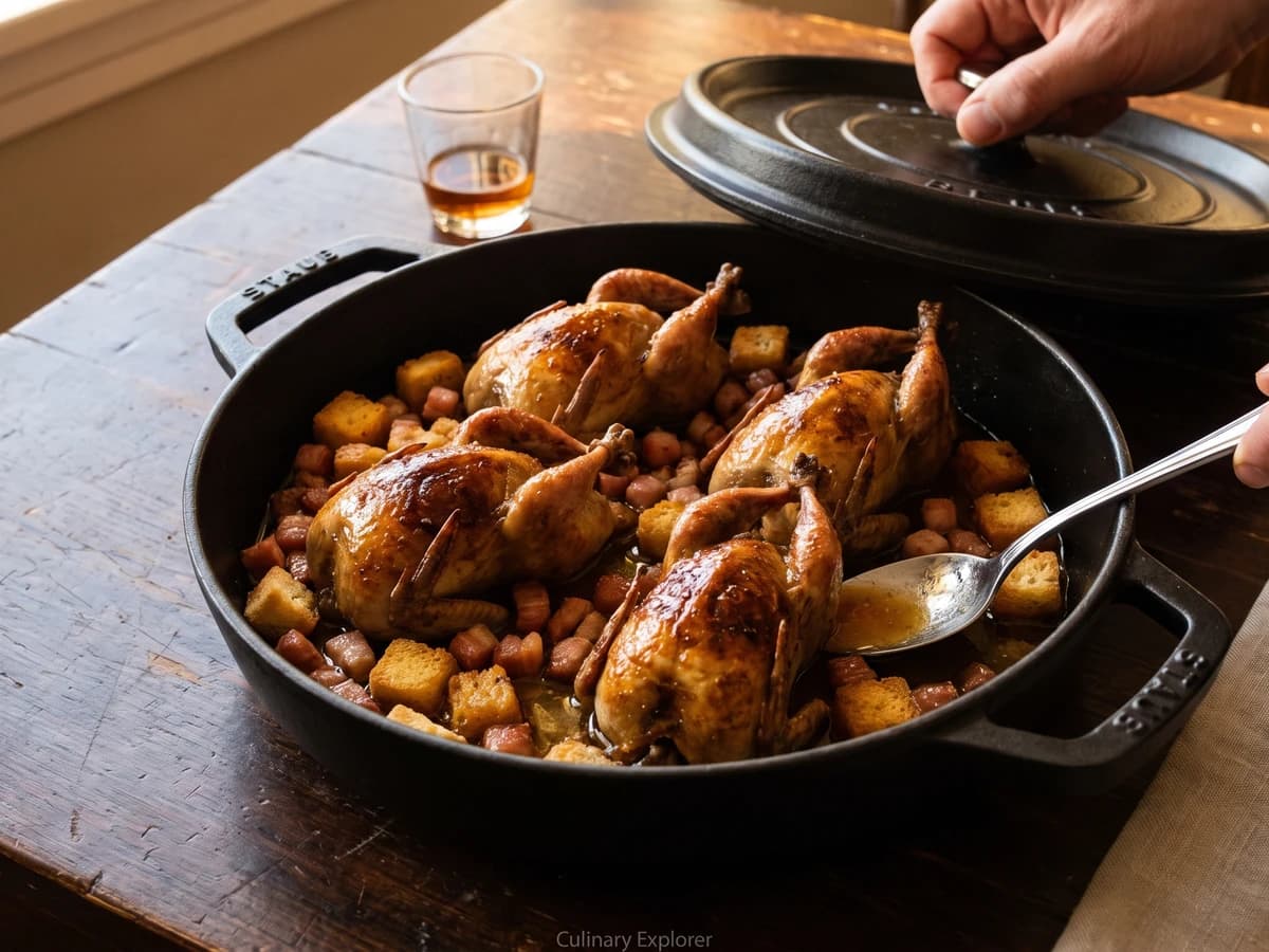 Grives ou Merles à la Bonne-Femme - Chef Juliette