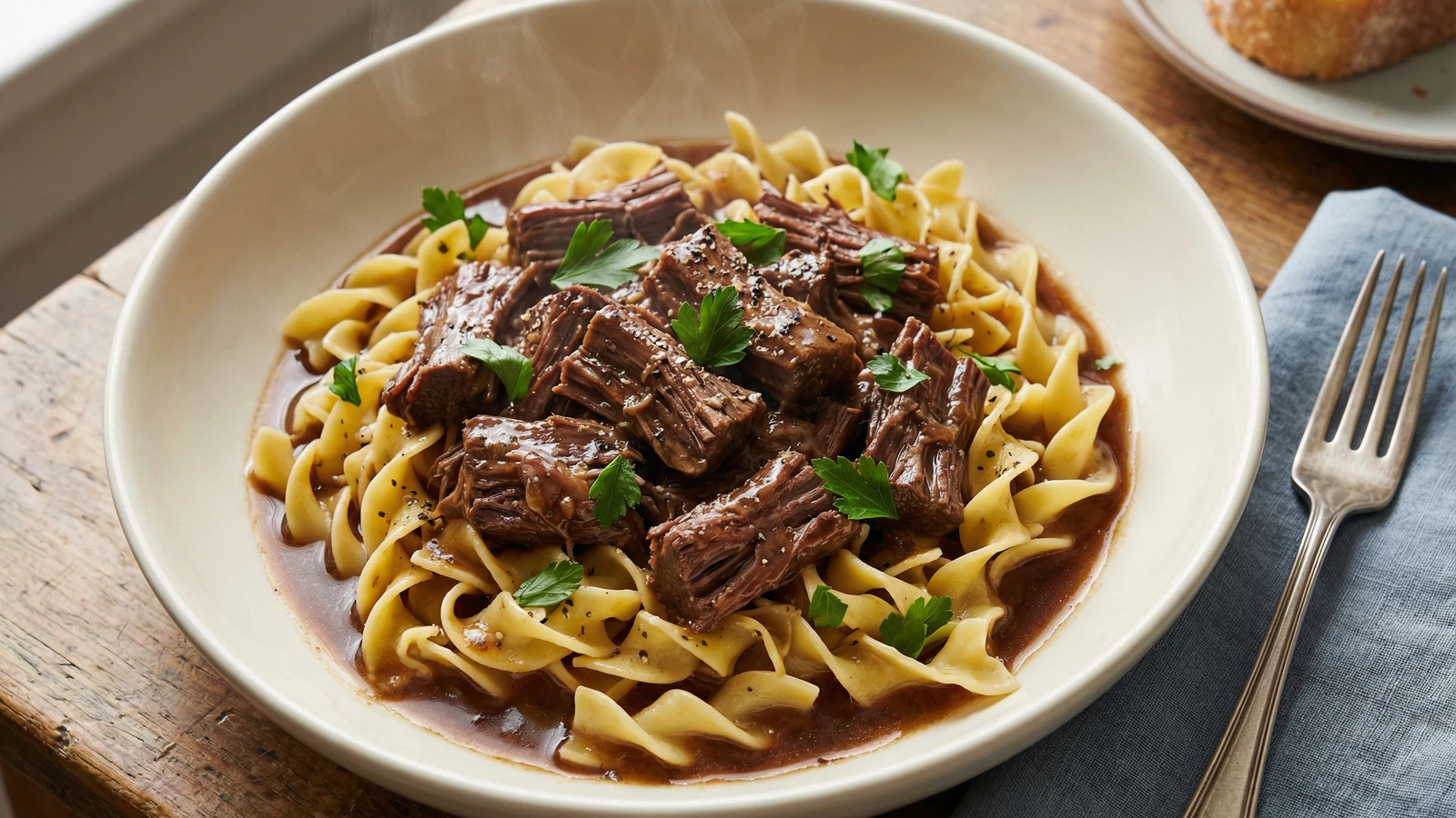 Old-Fashioned Beef and Noodles