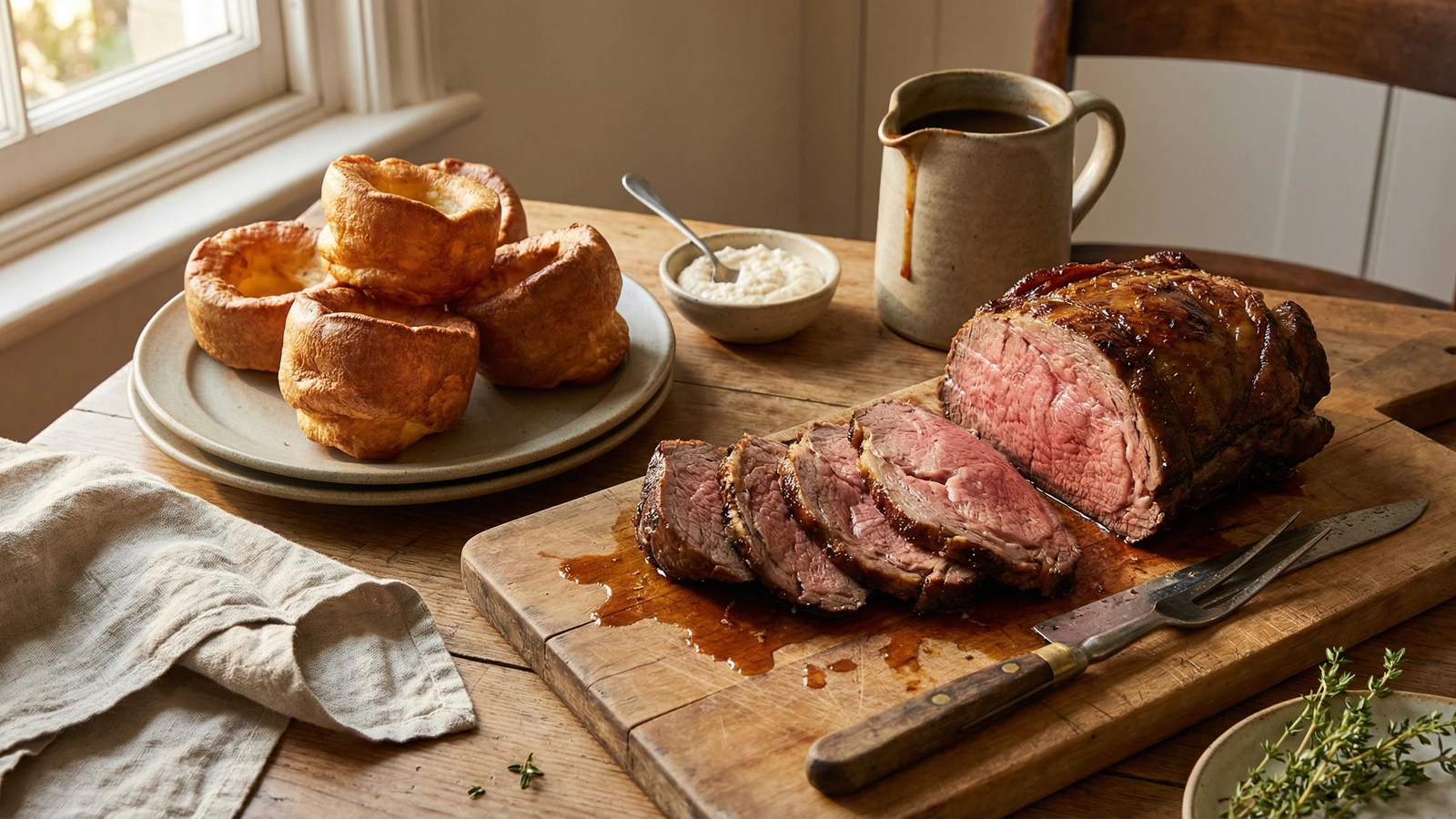 Roast Beef with Yorkshire Pudding