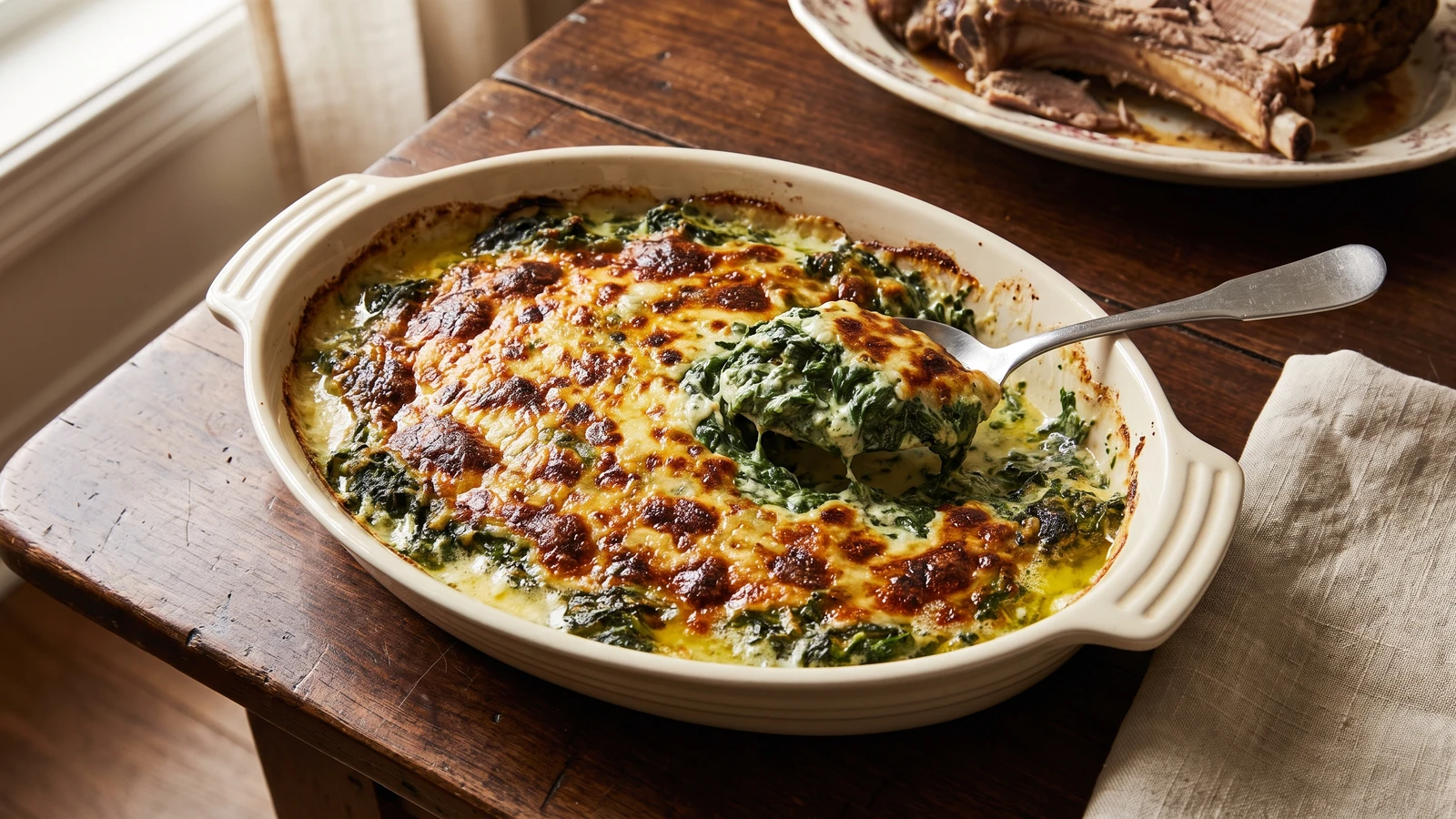 Épinards au Gratin