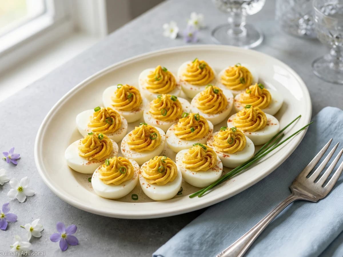 Classic Deviled Eggs - Chef Dean