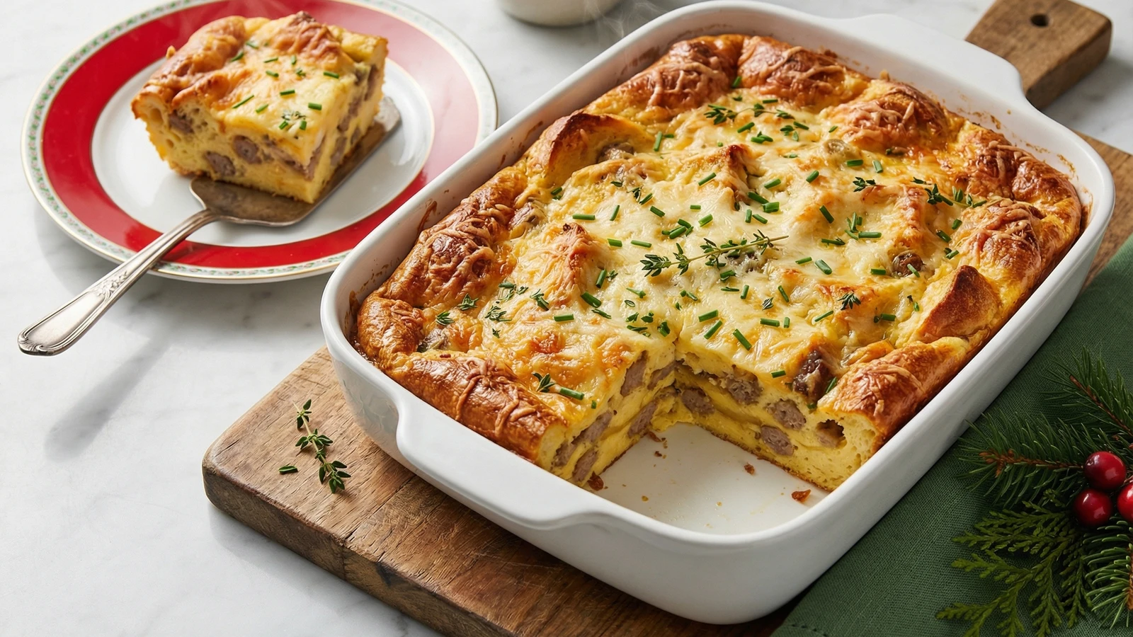 Make-Ahead Breakfast Strata