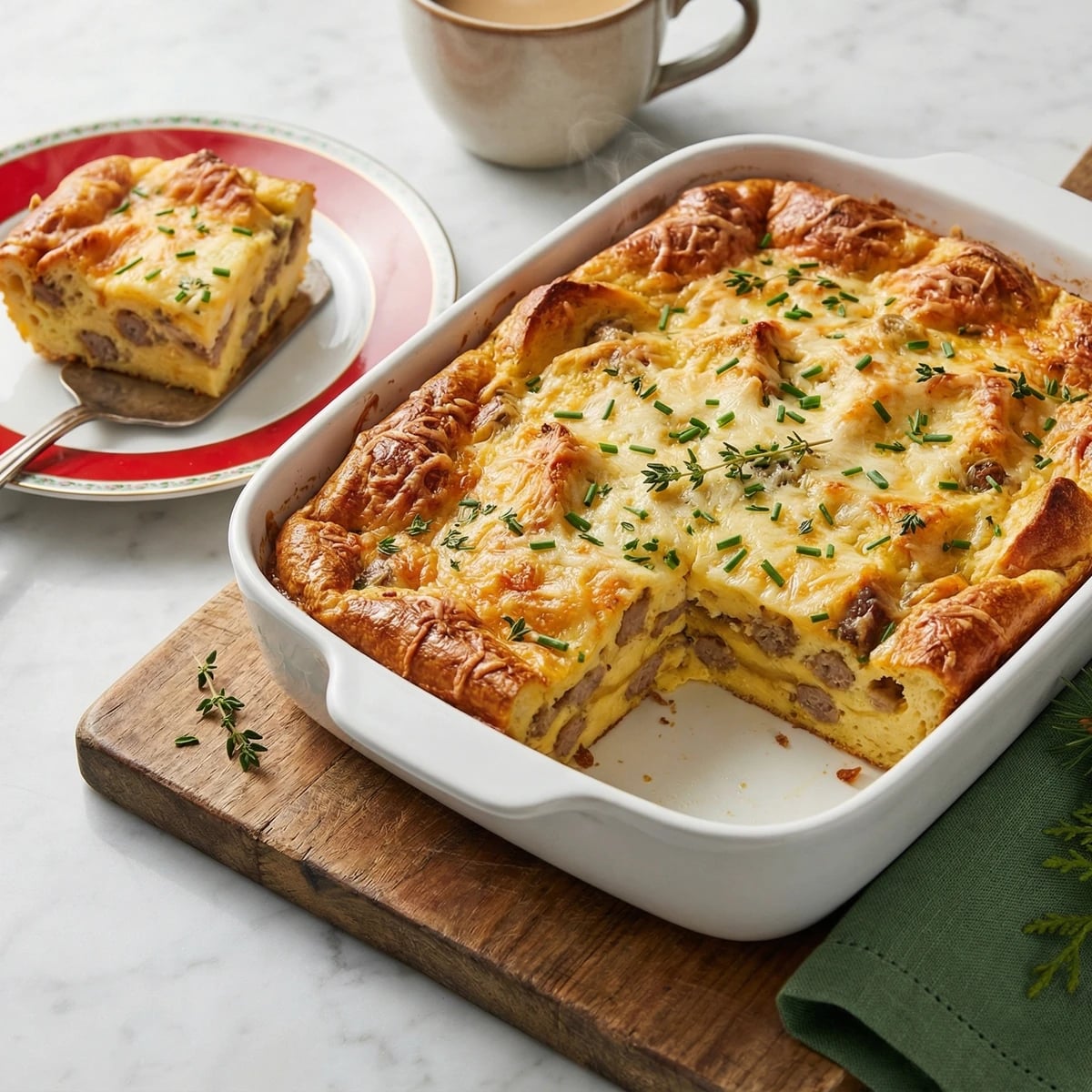 Make-Ahead Breakfast Strata