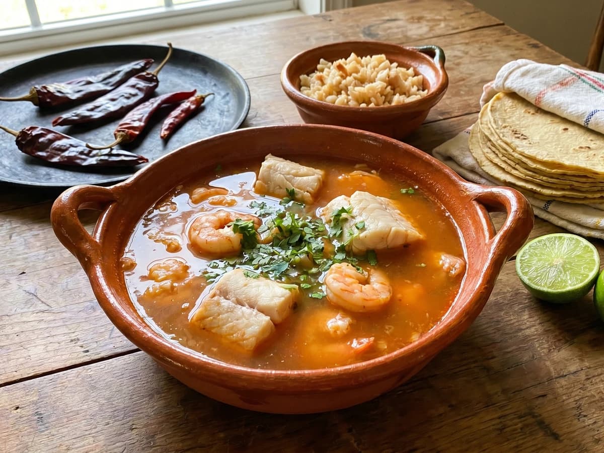 Costa Chica Fish Stew (Caldo Largo de Pescado) - Chef Lupita