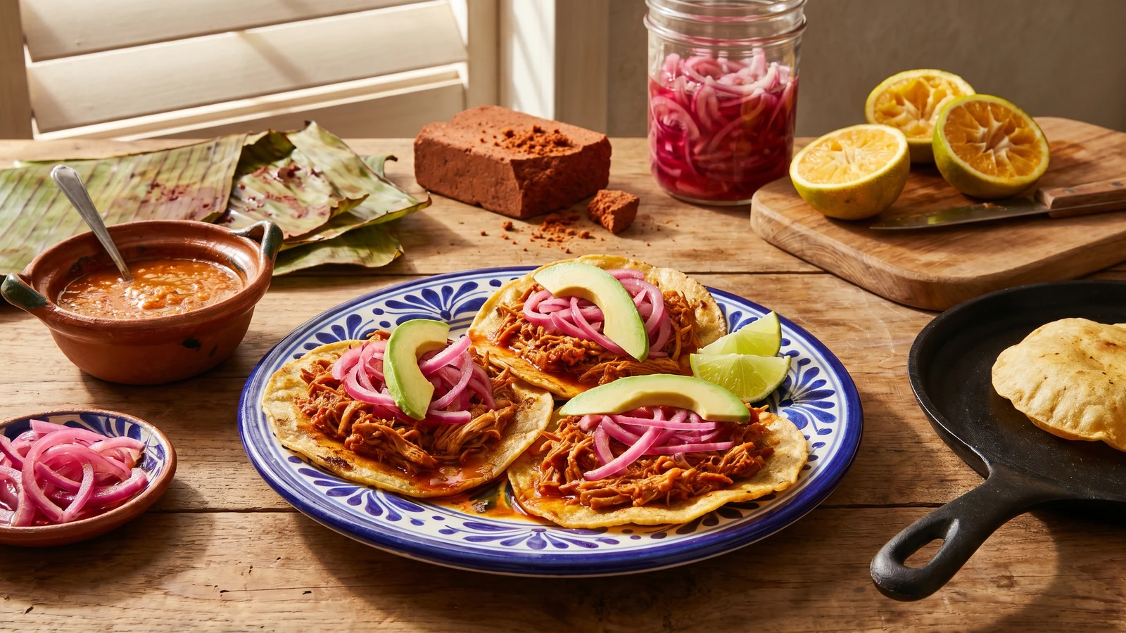 Panuchos de Cochinita Pibil