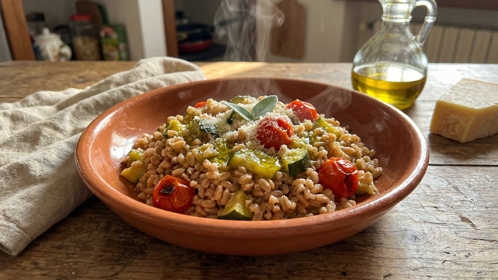 Farro con Verdure alla Toscana