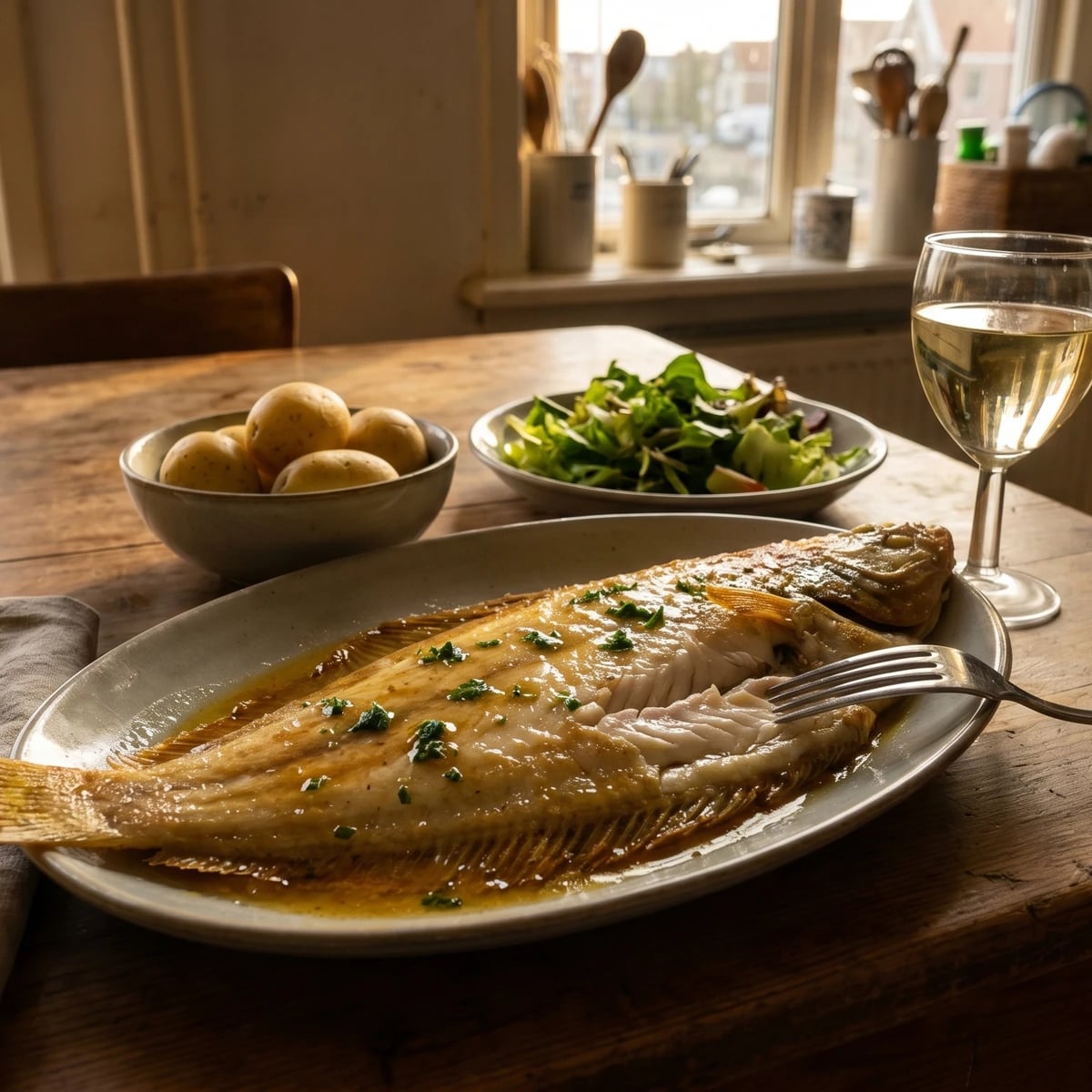 Tong Meunière (North Sea Sole in Lemon Butter)